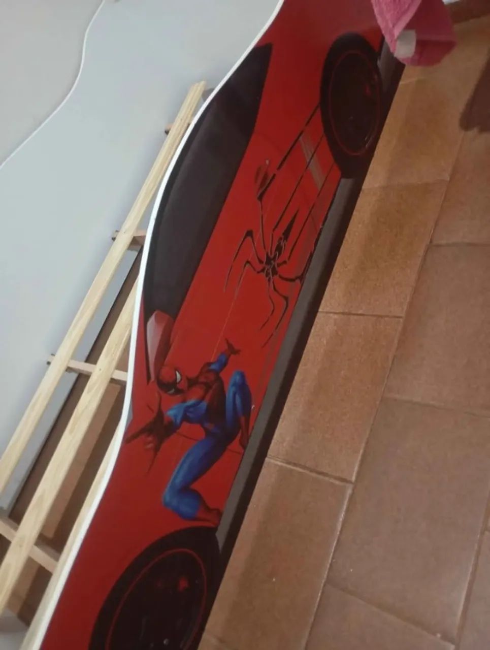 Mini Cama Infantil Tema Homem Aranha Nova  - Foto 2