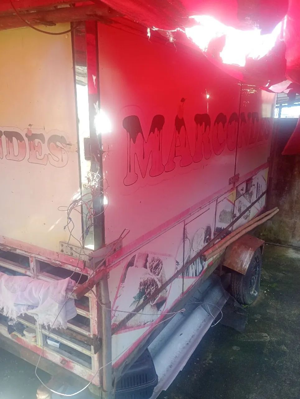 Vende carrinho de lanche pastel também 