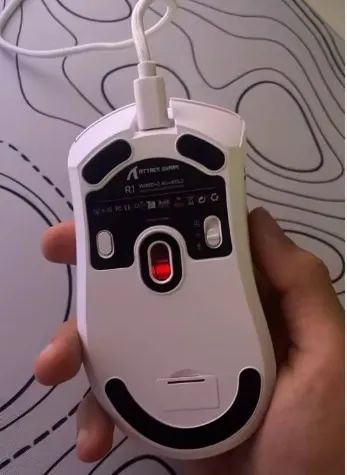 Mouse Attack shark R1 - Novo (Branco) - Foto 5