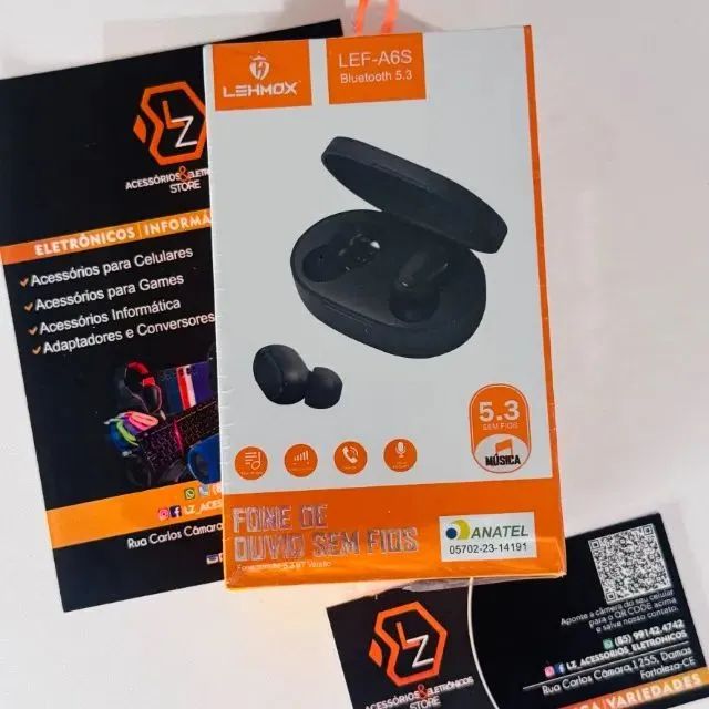 fone de ouvido Bluetooth Lehmox LEF-A6S - Foto 2