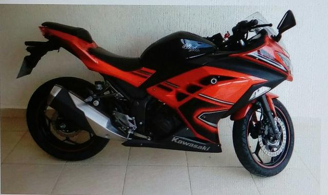 Kawasaki Ninja 300 Laranja 2014 Motos Nova Friburgo Rio De
