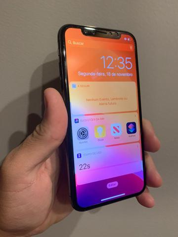 IPhone X 64Gb seminovo com todos acessórios - Foto 2