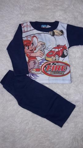 Conjunto de moletom flanelado - Foto 2