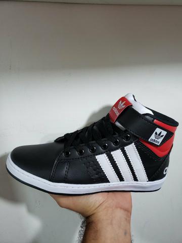 tenis adidas branco botinha