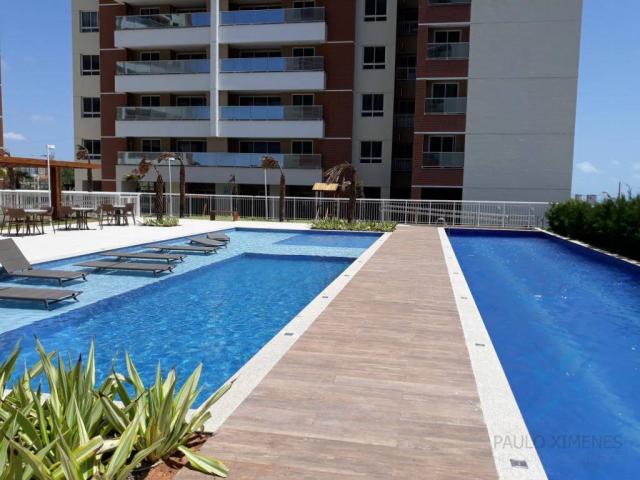Apartamento com 3 dormitórios para alugar, 117 m² por r$ 3.000/mês - dunas - fortaleza/ce