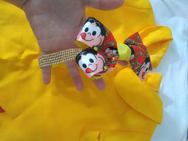 Vestido + tiara da Magali 30.00 tamanho 1 ano - Foto 2
