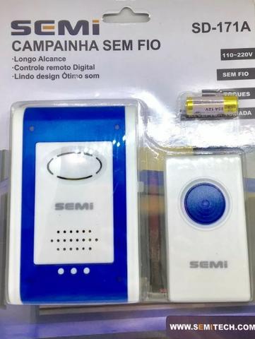Campainha sem fio (fazemos entrega) 1 mes de garantia - Foto 4