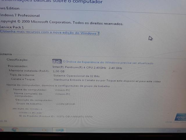 CPU Computador Pentium IV 2.40Ghz/ 1GB/ HD 320GB - Foto 5