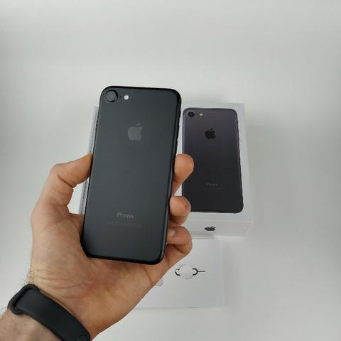Iphone 7 Preto 128GB! Acessórios + Garantia