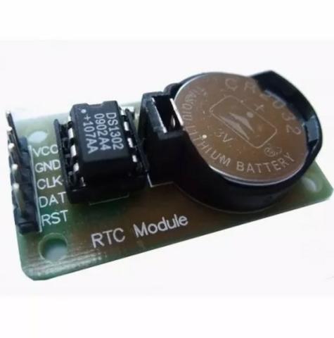 Módulo Rtc Arduino Ds1302 Relógio Real Time Clock + Bateria