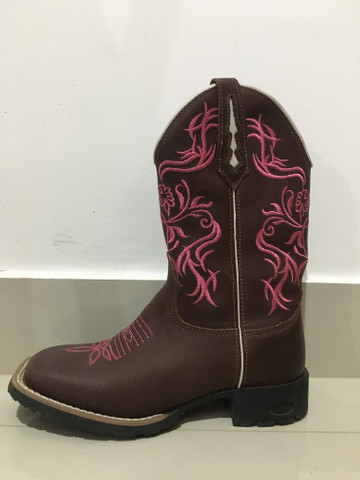 bota texana feminina cano medio