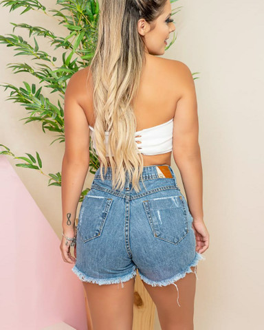 Short jeans feminino. Modelagem perfeita. - Foto 6