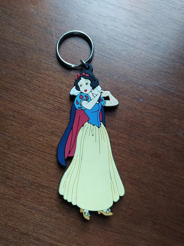 Chaveiro Disney Branca de Neve em borracha