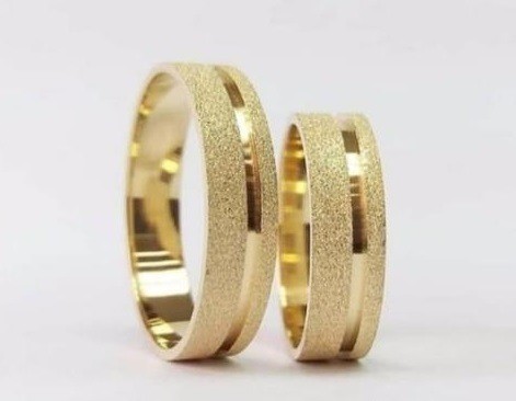 Par de Alianças RETA - 4 MM - Stone bel Joias Umarizal