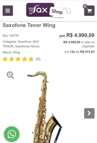 Sax tenor wing - Foto 6