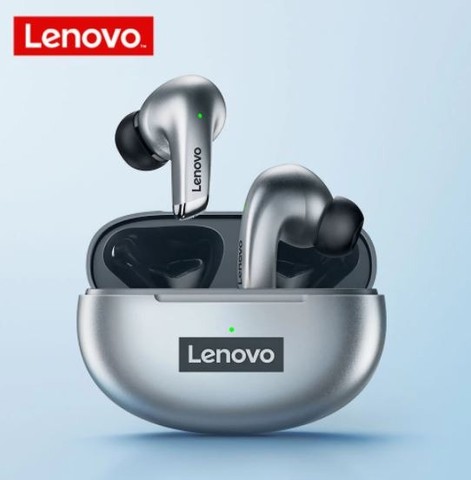Fones De Ouvido Lenovo Lp5 Mini Tws Bluetooth 5.0 Prata