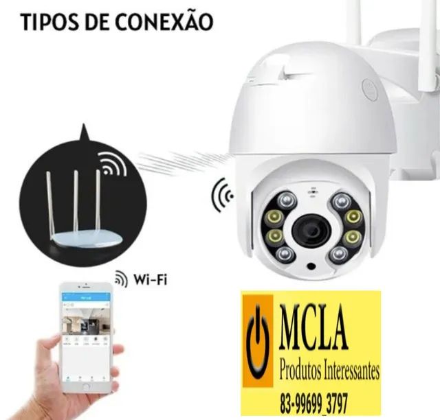 Câmera Dome Externa Wifi pelo celular a prova d'água  - Foto 2