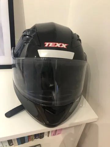 Capacete Moto Texx Gladiator V3 Reisen Escamoteavel Vermelho em