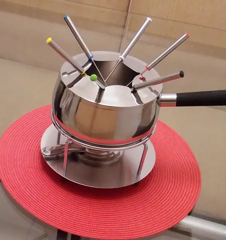 Corotos  Dash Máquina de fondue de acero inoxidable de lujo con control de  temperatura