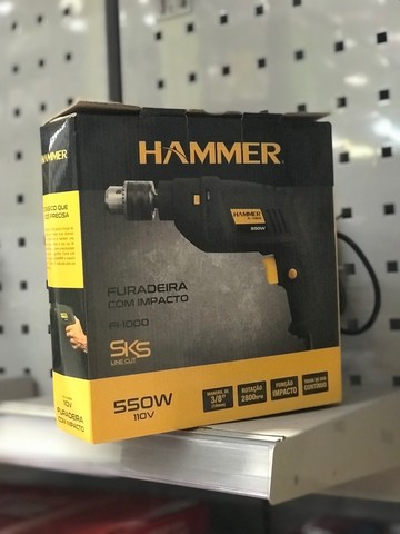 Furadeira Hammer 550w 