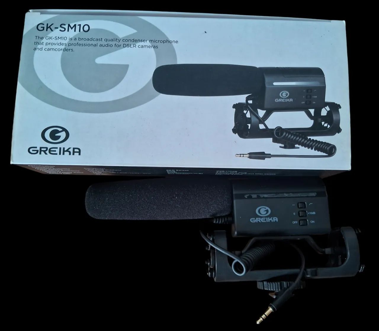 Microfone Direcional Greika GK SM10