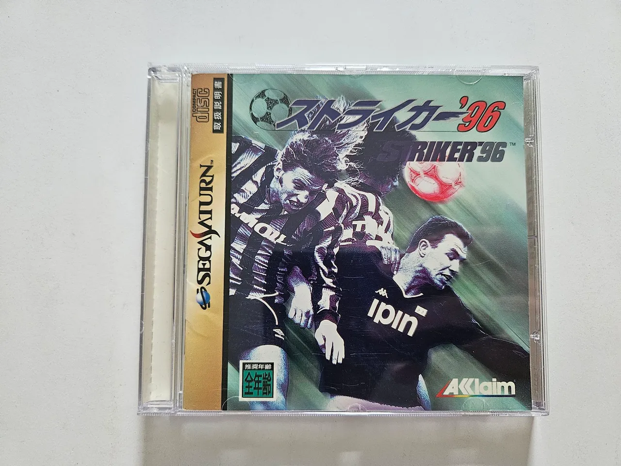 Striker 96 Sega Saturn japonês original