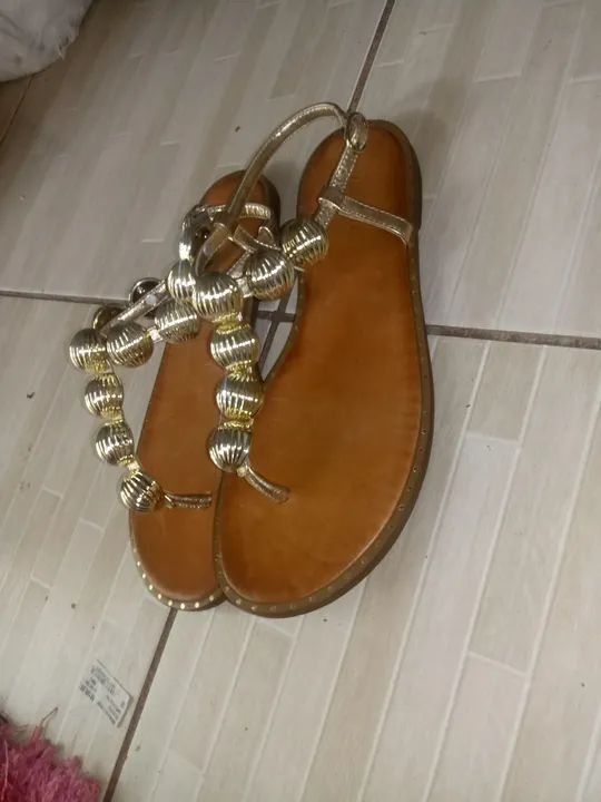 Uma linda rasteira de concha arezzo 38 - Foto 3