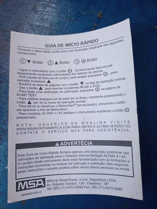 Medidor de gases Msa Altair 4x - Foto 2