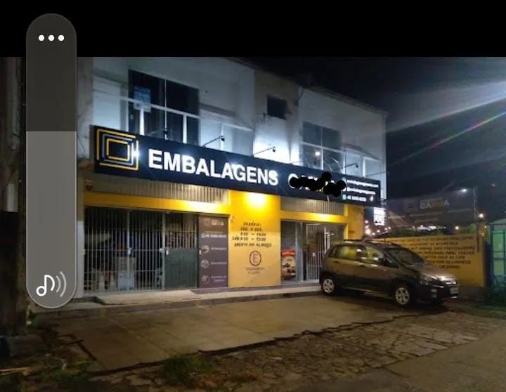 Placa de ACM preto com adesivo 10mx1m