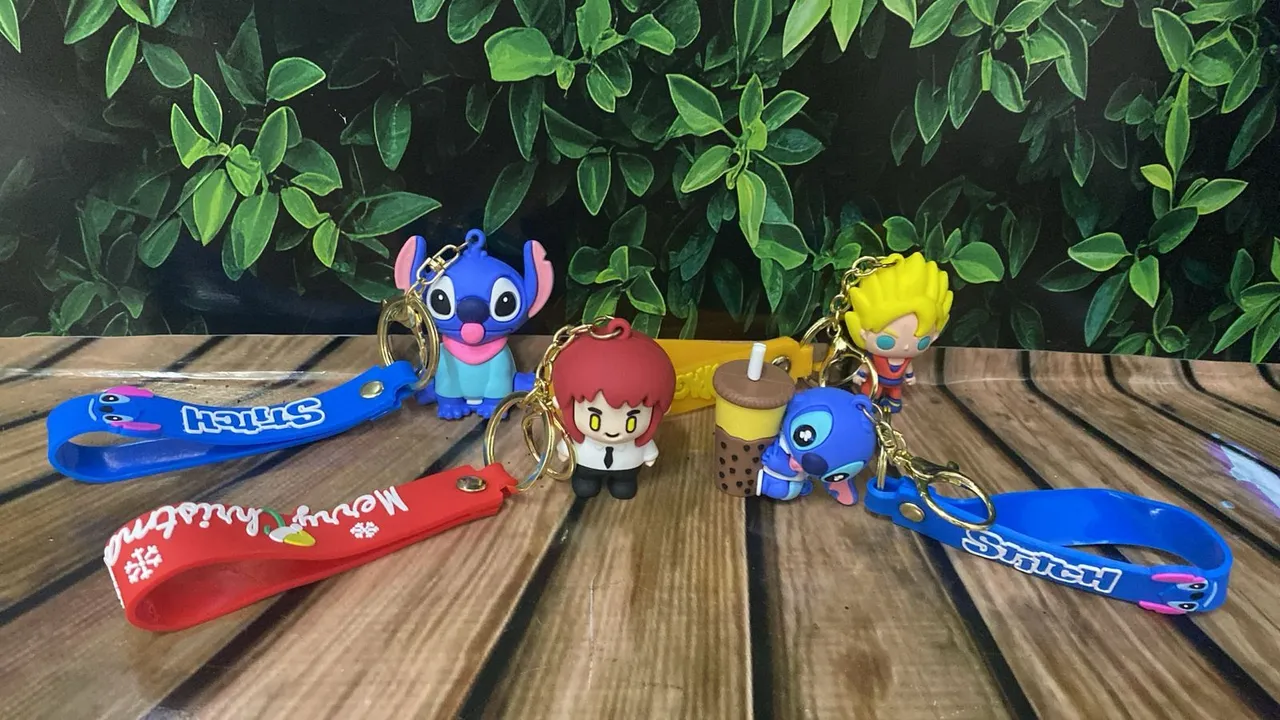 Chaveiros de personagens infantisb Valor da Unidade