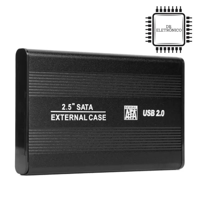 Case para HD Externo de 2,5" - Sata para UsB 2.0 - Foto 4