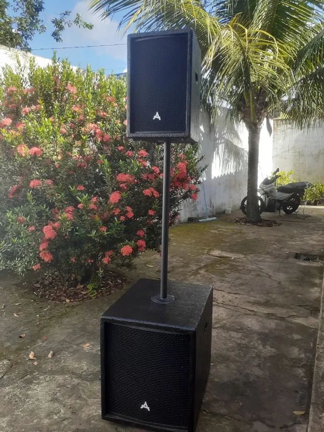 Caixas de som e Trat. Acústico. Som Line Array Sub Profissional Igreja Ambiente - Foto 3