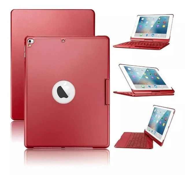 Capa Teclado Iluminado Alumínio P/ iPad Pro 9.7'' Ipad 6 Ipad Air 2 9.7'' - Foto 5