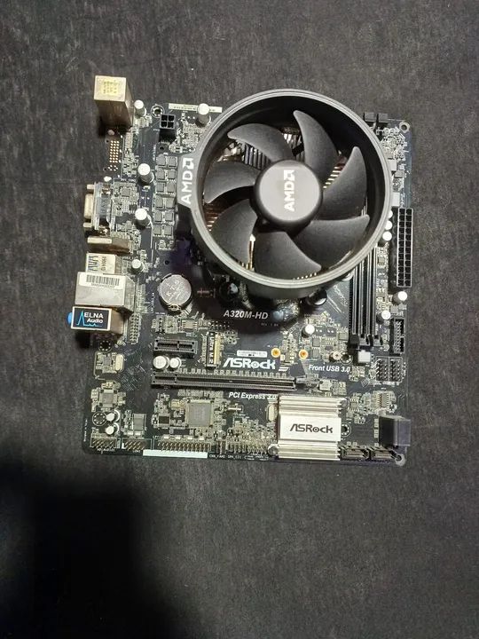 Kit Ryzen 7 2700 + Placa Mae A320M-HD - Foto 2