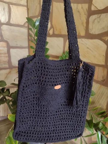 Bolsa de crochê modelo Prada - Foto 5
