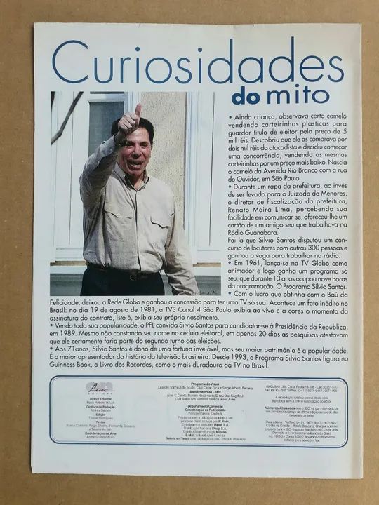 Pôster Silvio Santos  - Foto 4
