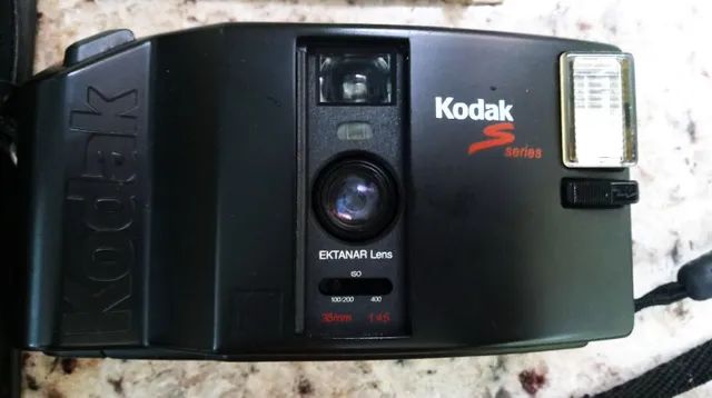 Câmera Kodak Série S S300MD black Filme Retro Vintage Fotografia