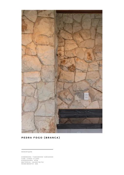 Pedra Fogo - Revestimento para sua casa64277247830274125