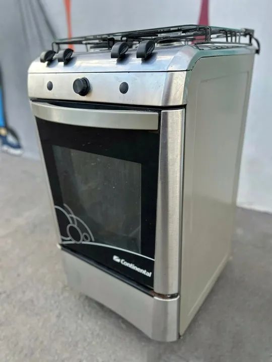 Fogão Continental 04 Bocas Inox  - Foto 2