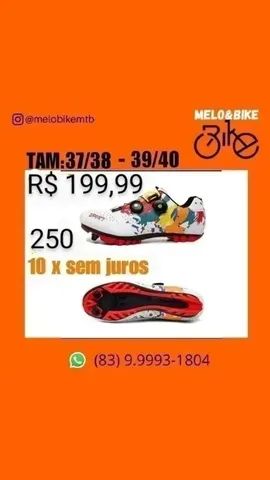 Sapatilha MTB unissex TAM 37-38 ou 39-40