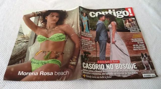 Revista Contigo 30 outubro 2014 Capa Junior Lima Monica Benini. Para Colecionadores - Foto 2