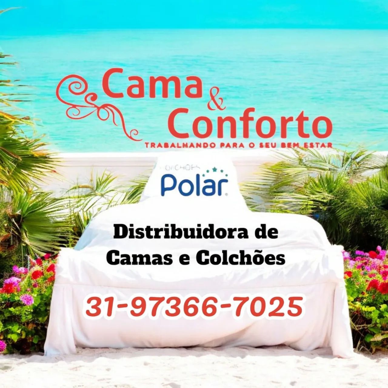 CAMA BOX CASAL / COLCHÃO D33 6CM DE ESPUMA FIXO  - Foto 2