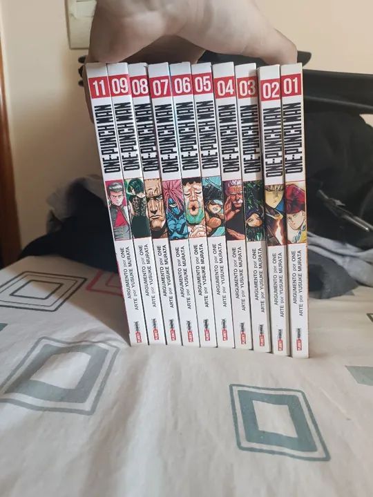 Mangás one punch man 1 ao 9 e 11