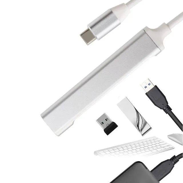 Hub USB tipo C 4 Portas 3.0 e 2.0 USB OTG - Foto 3
