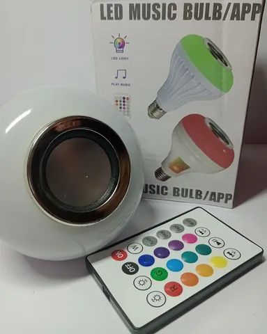 Lâmpada RGB Musical