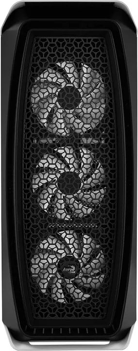 Gabinete Gamer Aerocool Aero One Frost White com 4 Fans Rainbow - WZetta - Foto 4