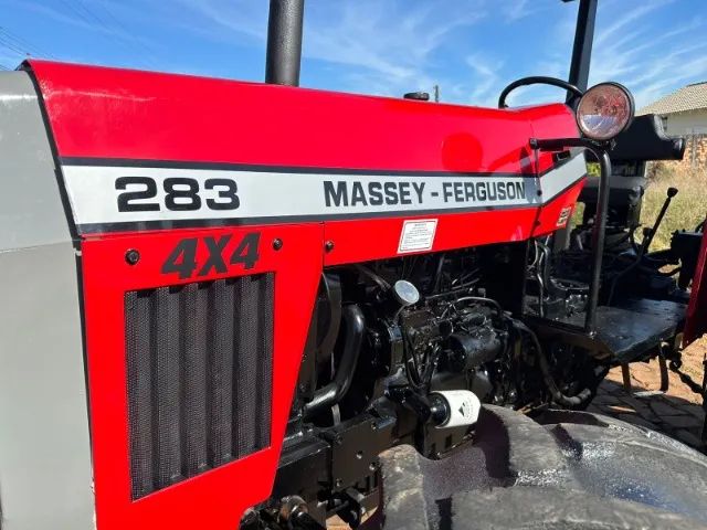 Trator Massey Ferguson MF 283 4x4 2000 Motor Novo - Foto 6