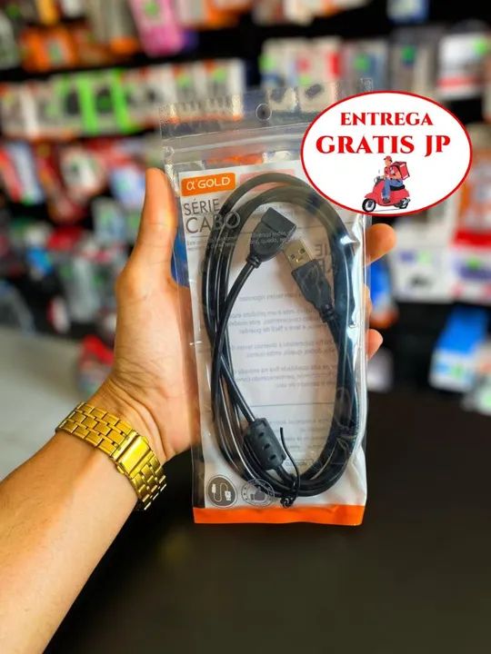 CABO USB MACHO-FÊMEA GOLG 1.5M
