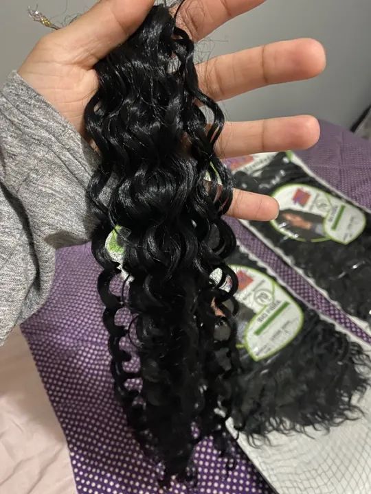 Cabelo Sintético Bio Fibra 70cm -  2 Pacotes -  Tranças - Foto 3