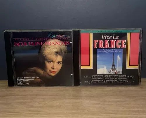 Cd: Vive La France + Jacqueline François - Raro Colecionador